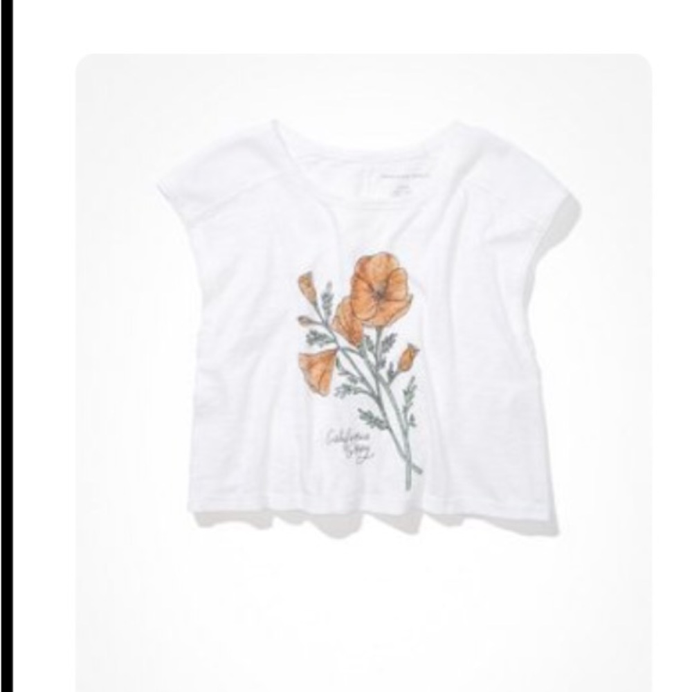 NWOT American Eagle Floral Muscle Tank